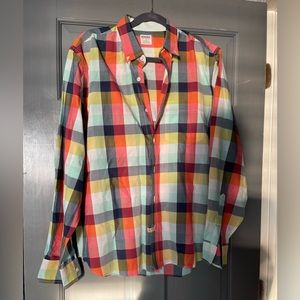 Bonobos men’s button down plaid shirt size lg
